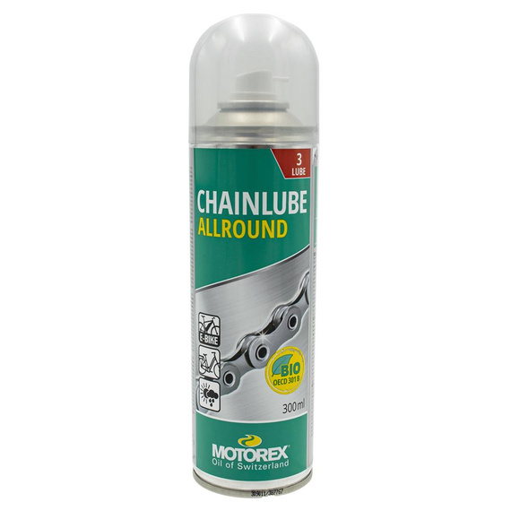 Olej do łańcucha Motorex Chainlube Allround, aerozol 300ml 
