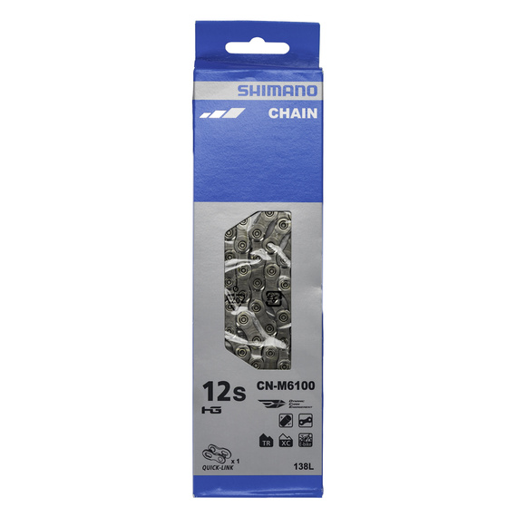 Łańcuch Shimano CN-M6100 12 rzędowy, 138 ogniw, E-bike