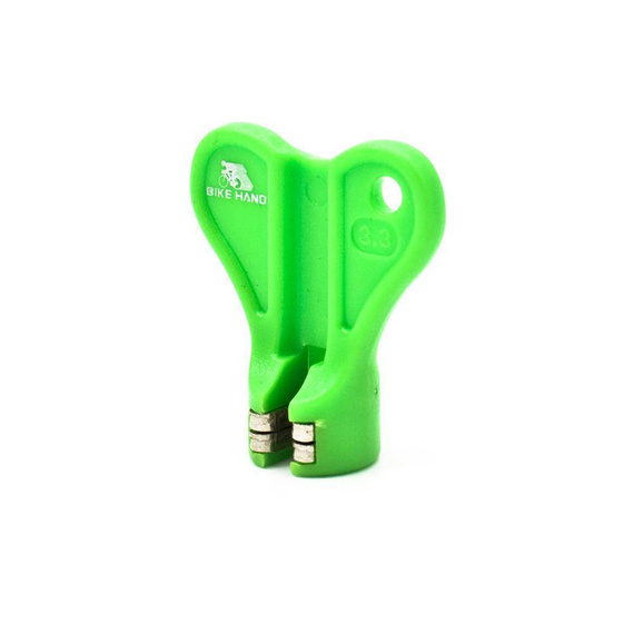 Klucz do centrowania kół Bike Hand YC-1R-2, 3,3mm, zielony