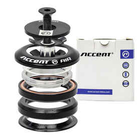 Stery zintegrowane HI-AIR 1-1/8" IS42/IS42 łożyska maszynowe, czarne