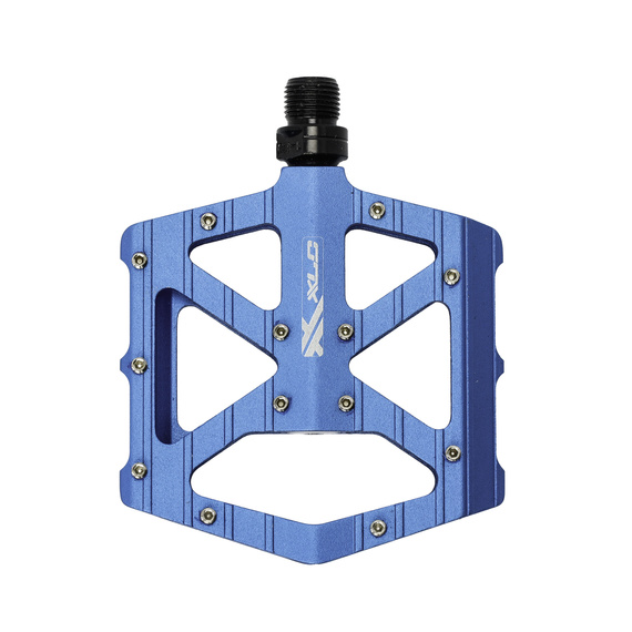 Pedały aluminiowe z pinami XLC PM-M12 BMX, Freeride niebieskie