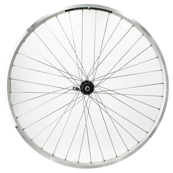 Tylne koło rowerowe Shimano Cues, Sapim, AlexRims DH19, 28", 36H, srebrne