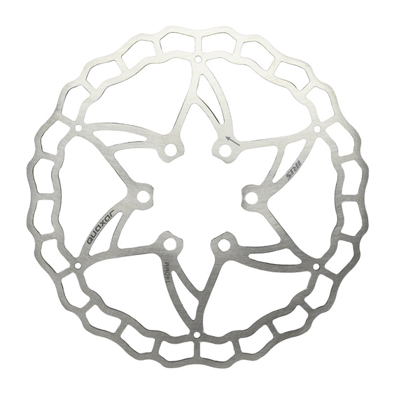 Tarcza hamulcowa Quaxar Iris FXR006, 140 mm, 6 śrub, srebrna