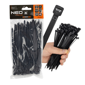 Opaski zaciskowe, zipki NEO-Tools Extreme 4,8 x 150 mm, 100 szt., czarne