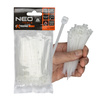Opaski zaciskowe, zipki NEO-Tools Extreme 2.5 x 100 mm, 100 szt., białe