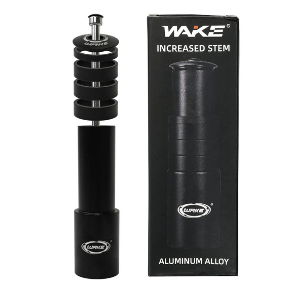 Adapter Wake przedłużający rurę sterową A-head, podwyższający kierownicę o 70 mm.