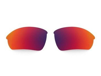 Soczewki do okularów Accent Crest szare z czarno-czerwonym lustrem