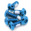 Śruby mocujące tarcze hamulcowe Dartmoor stalowe niebieskie 6 szt