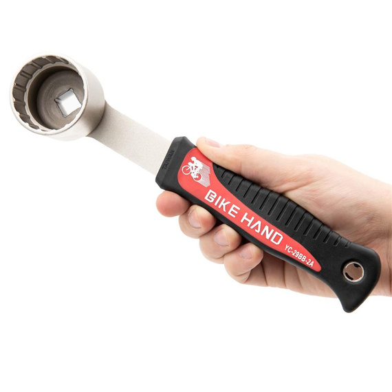 Klucz  Bike Hand YC-29BB-2A do mechanizmu korbowego Hollowtech II z rączką CenterLock  E-THRU