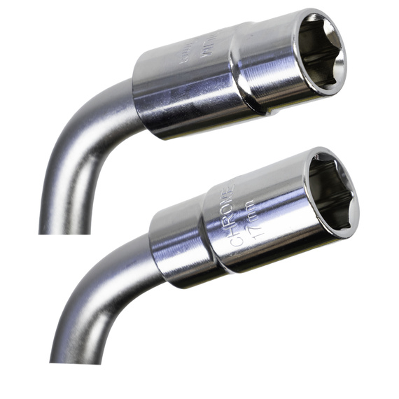 Klucz do kół samochodowych Topex, rozciągany, nasadka 17 i 19 mm