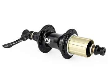 Piasta tylna Novatec NT-F162SB, QR, Shimano 8/9/10/11rz , 4 łożyska, 36H, czarna