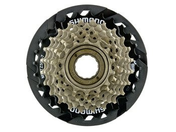 Wolnobieg nakręcany Shimano MF-TZ500 (7-mio rzędowy) z osłoną