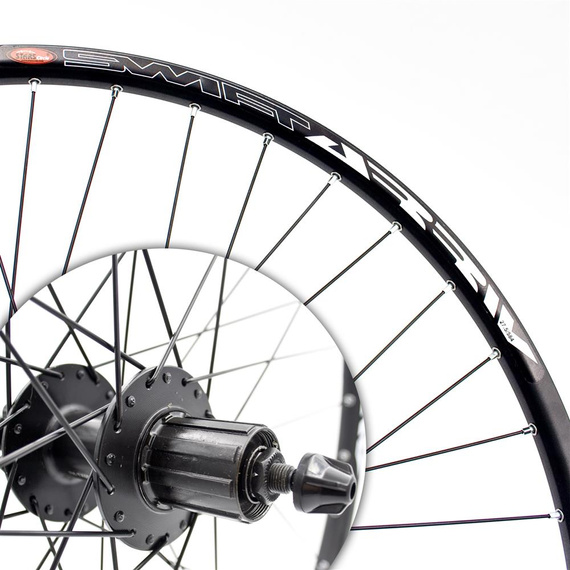 Koło tył MTB 27,5" Stars, FH-TX506, 32 SLE czarne, pod tarcze 6 śrub