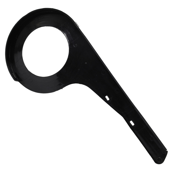 Osłona łańcucha BRT-TURING, PVC, 48T 520 mm, czarna, bez uchwytu