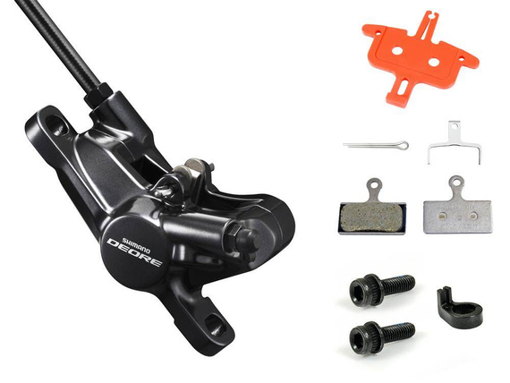 Zacisk hamulca tarczowego Shimano Deore BR-M6000 okładziny żywiczne G02S