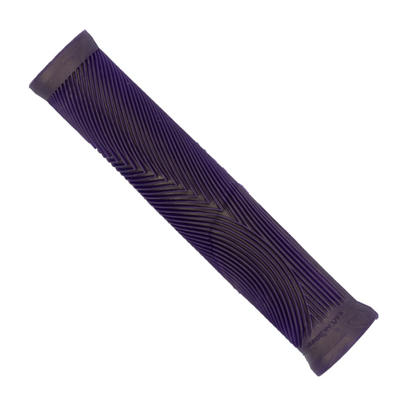 Chwyty BMX ODI Hucker fioletowo-białe, 160mm