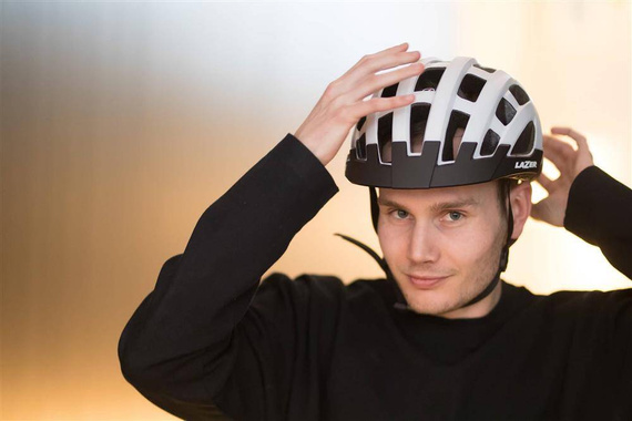 Kask Lazer Compact DLX Flash yellow 54-61 LED