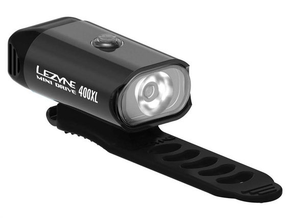 Zestaw lampek LEZYNE MINI DRIVE 400 XL przód 400 lumenów, STICK DRIVE tył 30 lumenów