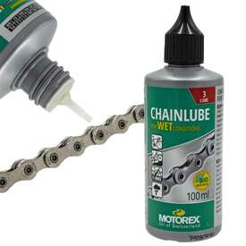 Olej do łańcucha Motorex Chainlube Wet, butelka 100ml