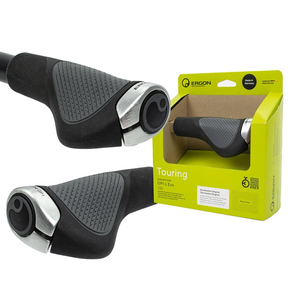 Chwyty Ergon GP1 Evo, rozmiar L, 130 mm, czarne, para sklep