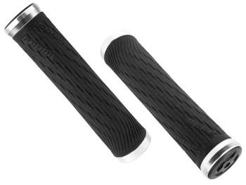 Chwyty kierownicy Sram Locking Grips do manetki XX1 Grip Shift 100mm i 122mm czarne ze srebrną obejmą