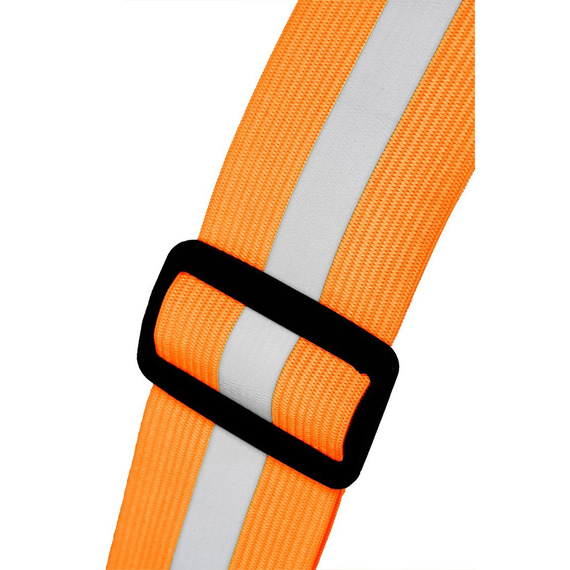 Odblaskowe szelki bezpieczeństwa NEO, elastyczne, regulowane, pomarańczowe