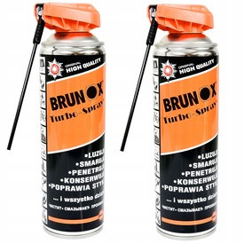 2x Brunox Turbo-Spray 500 ml