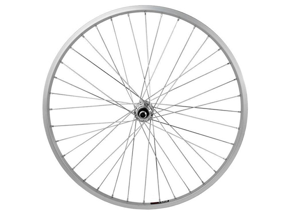 Tylne koło aluminiowe srebrne 26" - piasta stalowa