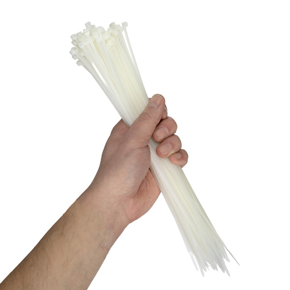 Opaski zaciskowe, zipki NEO-Tools Extreme 3,6 x 300 mm, 100 szt., białe
