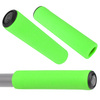 Chwyty kierownicy Author AGR Silicone Elite 129 mm, zielone fluo