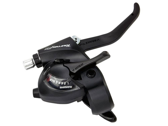 Klamkomanetka Shimano ST-TX800 8rz, prawa, V-Brake, czarna
