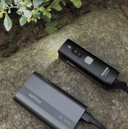 Zestaw lampek LS31 Ravemen K450 + TR30 , 450 lm/30lm , USB-C