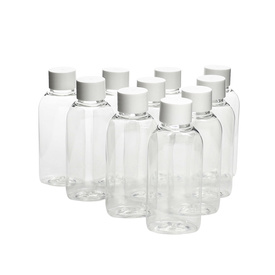 Butelka plastikowa z nakrętką, 50 ml, 10 szt.