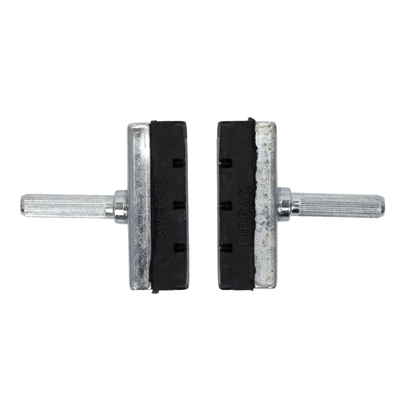 OUTLET- Klocki hamulcowe Fibrax ASH501R, czarne, Cantilever, trzpień, 50 mm, do stalowych obręczy