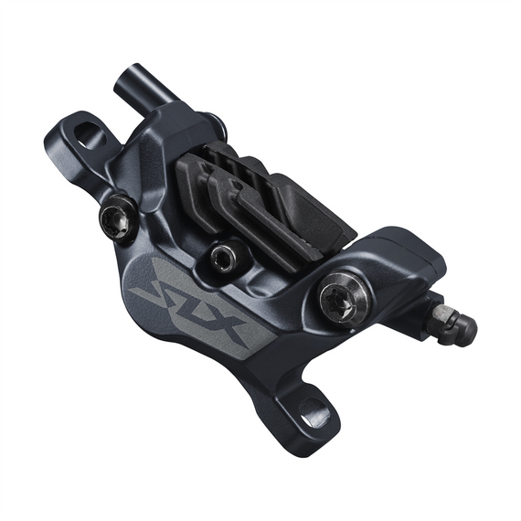 Zestaw hamulca tarczowego przód Shimano M7120, 4 tłoki, 1000mm, okł met rad (BR-M7100-L, BL-M7120)