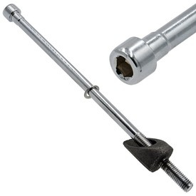 Śruba imbusowa wspornika kierownicy 22,2 mm z klinem, M8 x 185 mm