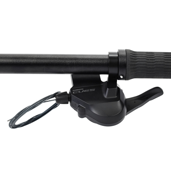 Dźwignia przerzutki przedniej Shimano Cues SL-U4000-L, 2-rzędowa, lewa  