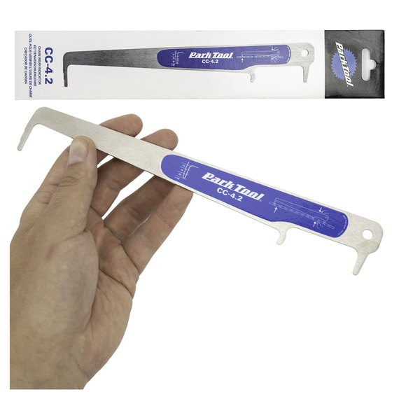 Przyrząd Park Tool CC-4.2 do pomiaru zużycia łańcucha, 5-12 rzędów