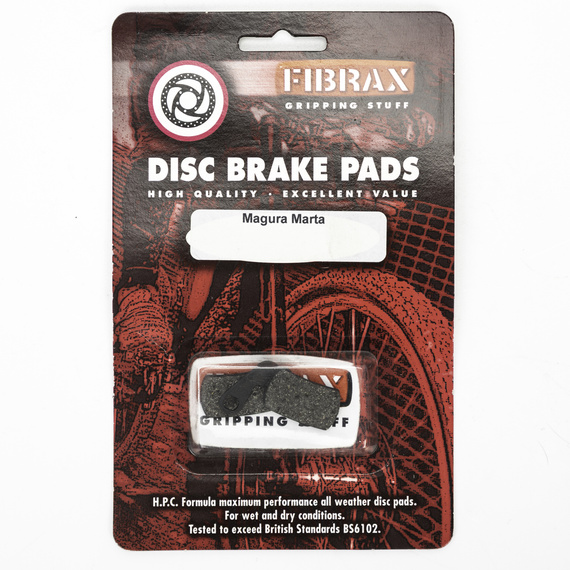 Klocki hamulcowe pół-metaliczne Fibrax ASH962 do hamulców Magura Marta