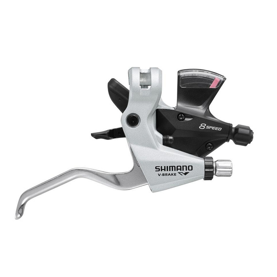 Klamkomanetka Shimano ST-M310-8R2, 8-rzędowa, V-brake, linka 2050 mm, czarno-srebrna