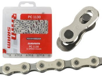 Łańcuch SRAM PC 1130 Solid Pin, 11 - rzędowy, 114 ogniw, spinka PowerLock