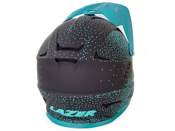 Kask Lazer Phoenix+ czarno turkusowy mat, 58-60 L Full Face