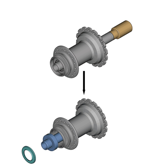 Narzędzie Shimano TL-HB017 do wymiany łożysk piasty