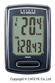 Licznik rowerowy Cateye VELO CC-VT230W bezprzewodowy czarny