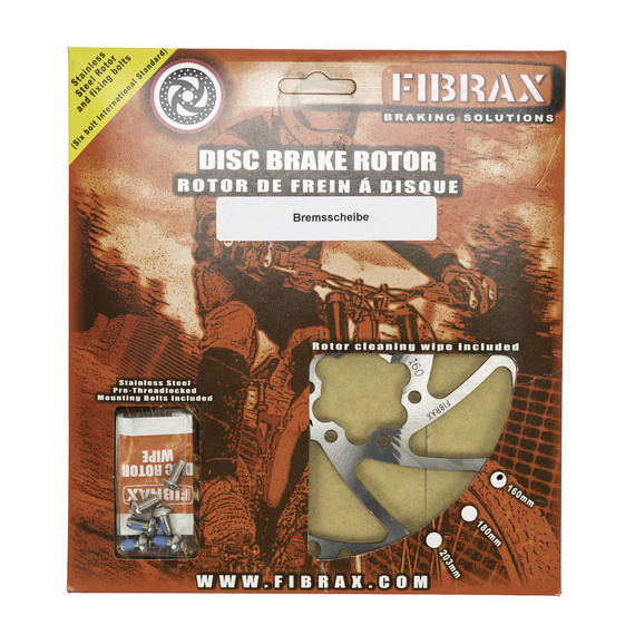 Tarcza hamulcowa Fibrax FCR160, 6 śrub, 160 mm