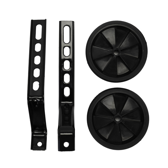 Kółka boczne, podporowe regulowane 12-16-20" czarne