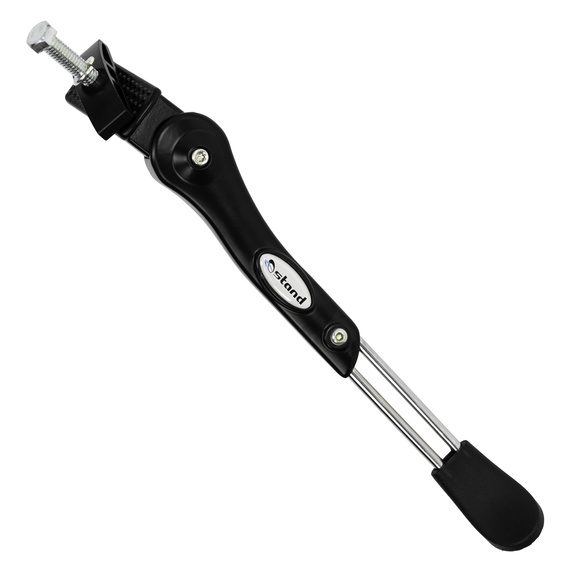 Nóżka, podpórka rowerowa centralna Tranz-X CD-109A, regulowana 24"-28", czarna