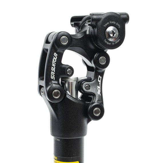 Wspornik siodła XLC / SR Suntour SP25 NCX, amortyzowany 30,9 mm x 350 mm, czarny