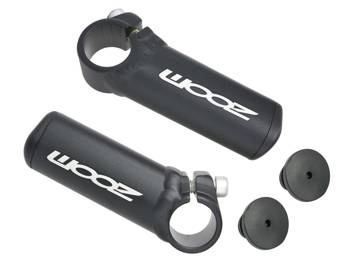 Rogi kierownicy Zoom MT-A27, aluminum, 80 mm, czarne