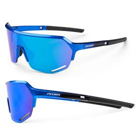 Okulary Accent Hero Pacific Blue niebieskie lustrzane, niebieskie rozjaśniające